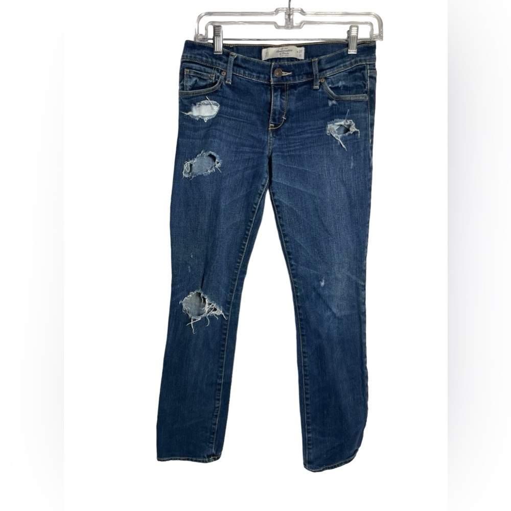 Abercrombie & Fitch jeans size 27 women’s Erin Straight Leg Blue Stretch jeans 💙